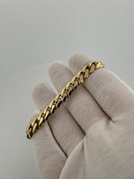 7.5” 14k Yellow Gold Cuban 9mm 36.6g