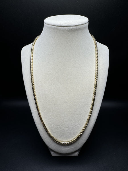 22” 14k Yellow Gold Franco 3.5mm 41.9g