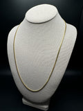 24" 14k Yellow Gold Cuban 2.5mm 12.1g