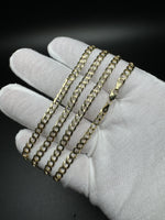 24” 14k Yellow Gold Curb 5mm 14.6g