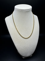 16” 14k Yellow Gold Cuban 3mm 12.1g
