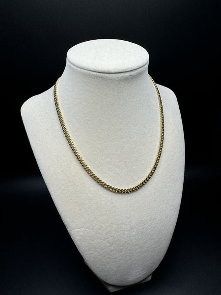 16” 14k Yellow Gold Cuban 4mm 20.4g