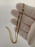 22” 10k Yellow Gold Cuban 2mm 8.7g