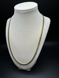 22” 14k Yellow Gold Cuban 5mm 44.5g