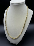 20” 10k Yellow Gold Rope 5mm 8.05g