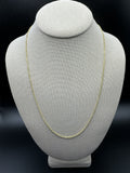 22” 14k Yellow Gold Rope 1.5mm 4.73g