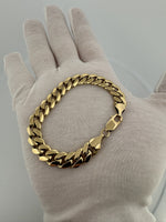 7.5” 14k Yellow Gold Cuban 9mm 36.6g
