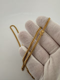 22” 10k Yellow Gold Cuban 3mm 18.5g