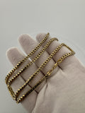 22” 14k Yellow Gold Franco 3.5mm 41.9g