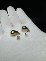 15mm 14k Yellow Gold Drop Earrings 1.83g