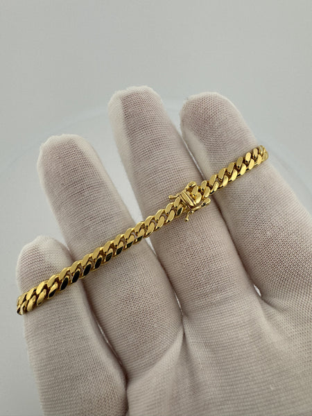 7.5” 10k Yellow Gold Cuban 5mm 13.9g