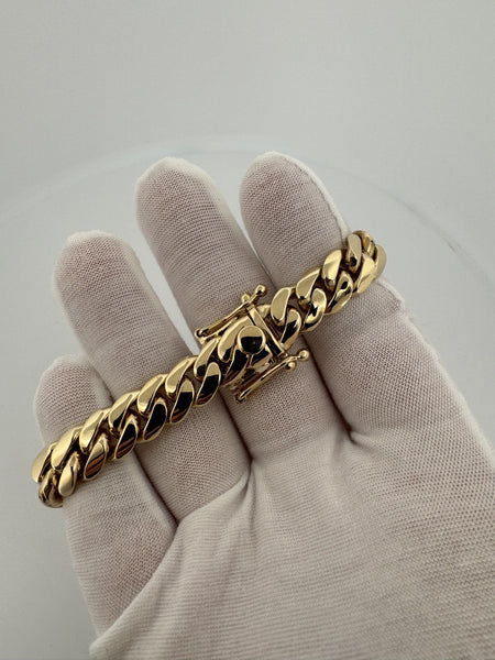 8” 14k Yellow Gold Cuban 11mm 83.9g