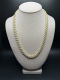 22" 10mm gold over silver moissanite Cuban chain, 18.86ctw D VVS1, 94.9g – Ott Family Jewelry (3)