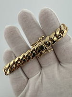 8” 14k Yellow Gold Cuban 11mm 83.9g