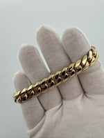 8” 14k Yellow Gold Cuban 11mm 83.9g