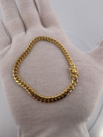 7.5” 10k Yellow Gold Cuban 5mm 13.9g
