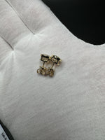 14k Yellow Gold 2ctw EGL Certified Round Bezel Set Lab Diamond Studs