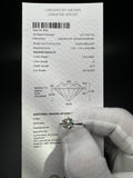 Size 7 Silver 1.53ct D VS2 Lab Diamond Solitaire Engagement Ring IGI Certified 2g