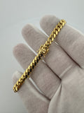 7.75” 10k Yellow Gold Cuban 6mm 20.7g