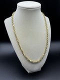 20” 10k Yellow Gold Rope 5mm 8.05g