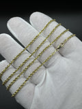 22” 14k Yellow Gold Rope 2mm 8.12g