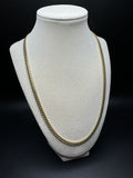 22” 14k Yellow Gold Cuban 5mm 44.5g