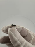 Silver 1.5ctw Natural Black Diamond Studs 1.2g