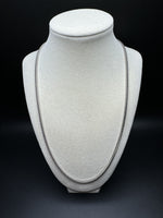 22” 14k White Gold Franco 3mm 22.21g