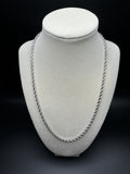 20” 10k White Gold Rope 3.2mm 9.56g