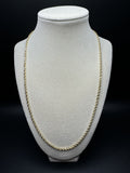 22” 14k Yellow Gold Rope 2.5mm 16.0g