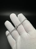 8” 14k White Gold 5ctw VS/VVS Lab Diamond Tennis Bracelet 2.7mm 9.4g