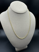20” 14k Yellow Gold Rope 2.2mm 10.2g