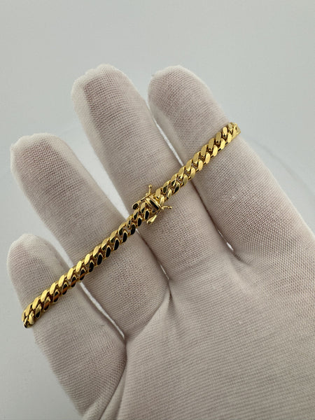 8” 10k Yellow Gold Cuban 5mm 14.8g