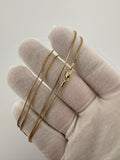 20” 10k Yellow Gold Franco 1mm 3.6g