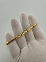 8” 10k Yellow Gold Cuban 5mm 14.8g