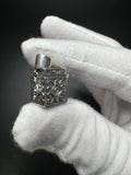 1/2” Silver Lock Box/ Pill Container 3.8mm Bail 7.6g