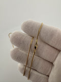 22” 10k Yellow Gold Franco 1mm 3.95g