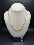 20" 10mm gold over silver moissanite Cuban chain, 17.15ctw D VVS1, 85.7g – Ott Family Jewelry (2)