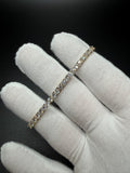 6.5" 14K Yellow Gold 6.5ctw VS/VVS Lab Diamond Tennis Bracelet 3.5mm 8.3g