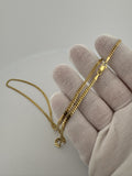 20” 10k Yellow Gold Cuban 2.5mm 8.5g