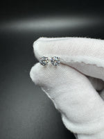 14k White Gold 0.75ctw EGL Certified Lab Diamond Studs