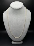 24” 14k Yellow Gold Rope 2mm 6.85g