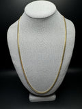 26” 14k Yellow Gold Cuban 4mm 32.2g