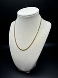 16” 14k Yellow Gold Cuban 3mm 12.1g