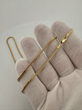 22” 10k Yellow Gold Franco 2mm 12.34g
