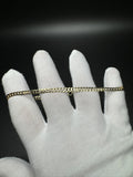 10” 14k Gold Diamond Cut Curb 3.5mm 4.14g