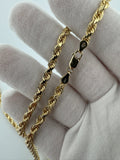 24” 14k Yellow Gold Rope 4.5mm 44.2g