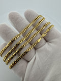 22” 14k Yellow Gold Cuban 4mm 26.0g