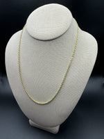20” 14k Yellow Gold Rope 2.2mm 10.2g
