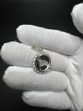 1.25” Silver American Flag Coin in Rope Bezel 4.6g